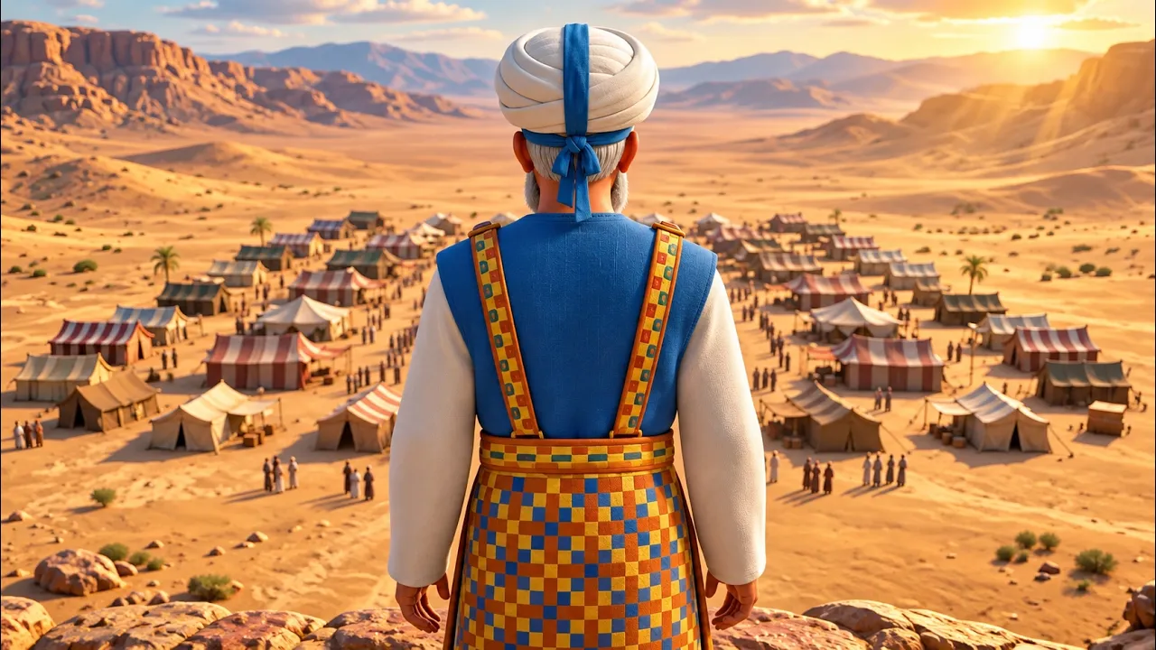 Ushpizin: Aaron the High Priest: The Man Who Pursued Peace - Illustrated by AI