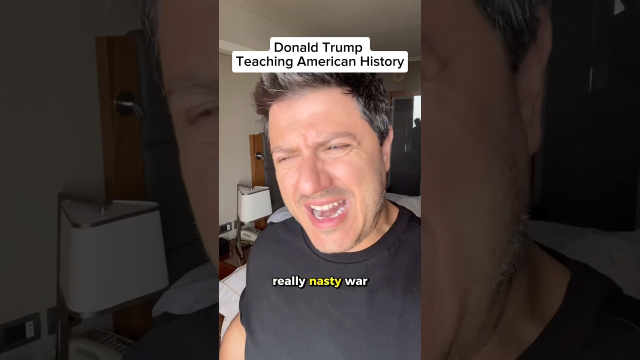 Trump Teaching American History! #shorts #impression #trump #donaldtrump #comedy #parody