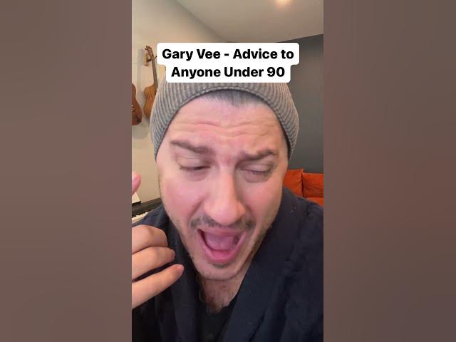 #garyvee Advice to ppl under 90! #comedy #parody #impressions #impersonation #askgaryvee #shorts