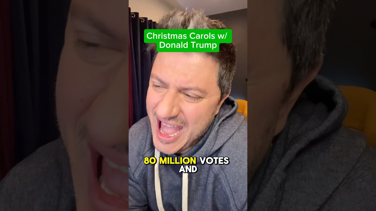 Donald Trump singin Christmas Carols! #shorts #comedy #christmas #comedy #trump #donaldtrump