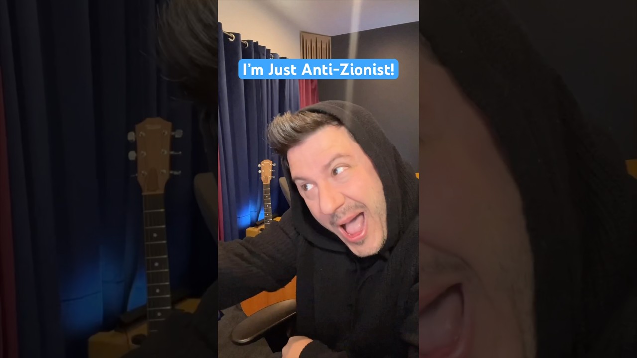 I’m just Anti-Zionist!!! #shorts #comedy #parody #satire #israel #zionist #antisemitism #israelhamas