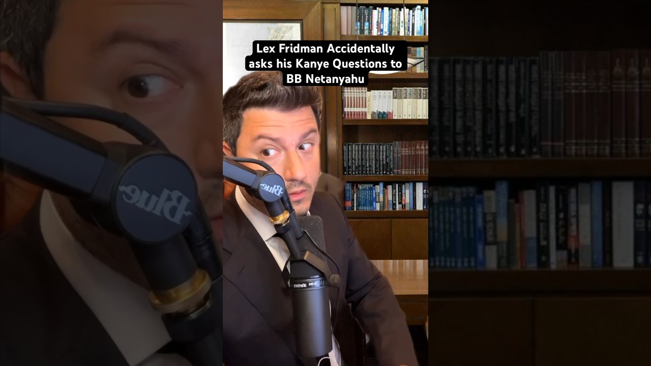 #lexfridman Screws up BAD with #benjaminnetanyahu 🇮🇱 #shorts #israel #comedy #parody #impressions