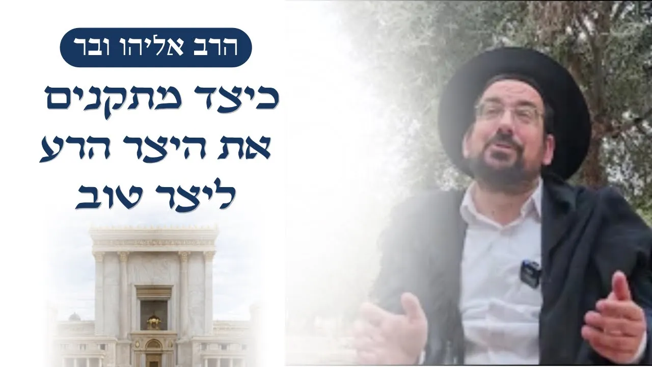 כיצד מתקנים את היצר הרע ליצר טוב? • פרשת נח | הרב אליהו ובר
