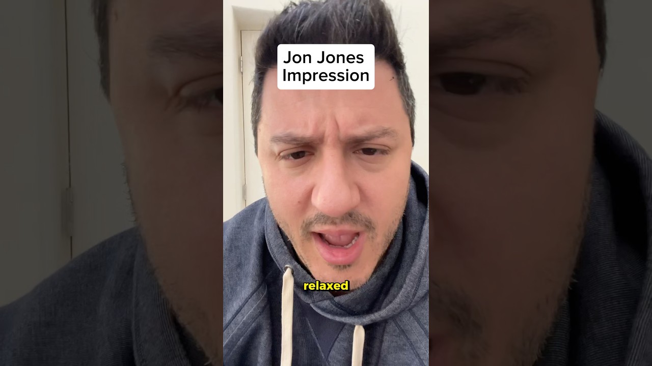 Jon Jones Impression #jonjones #ufc #shorts #impression #impersonation