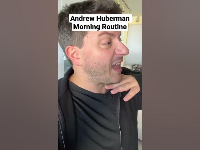 #andrewhuberman BEST MORNING ROUTINE! #shorts #comedy #impressions #parody #impersonation