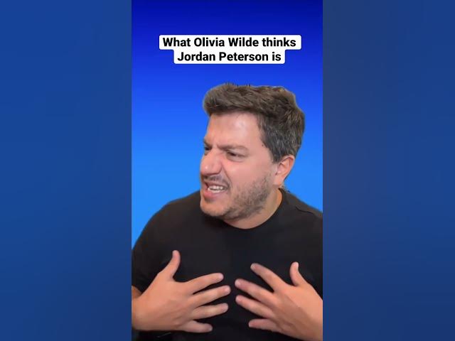 What #oliviawilde thinks #jordanpeterson is  #shorts #comedy #parody #impressions #dontworrydarling