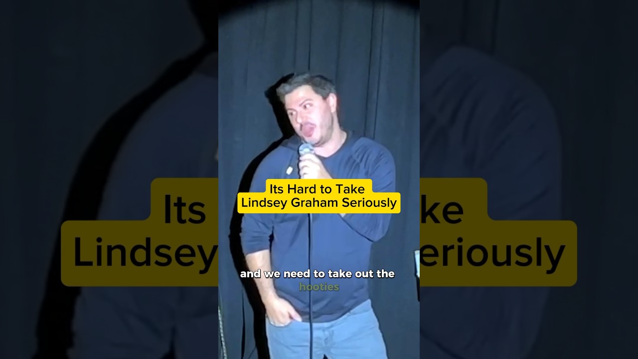 Lindsey Grahams Plan for WWIII! #shorts #comedy #lindseygraham #yemen #houthis #standupcomedy
