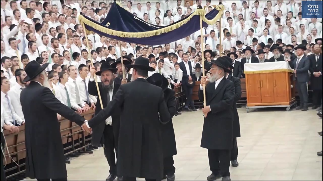 👑 החתונה של ראש ישיבת תפרח! 📜 מרן הגר"א פילץ תחת החופה עם ספר התורה (מחזה מרטיט)