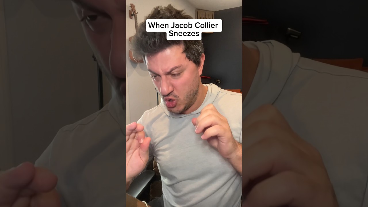 When @jacobcollier sneezes! #shorts #jacobcollier #comedy #parody #impressions #impersonation