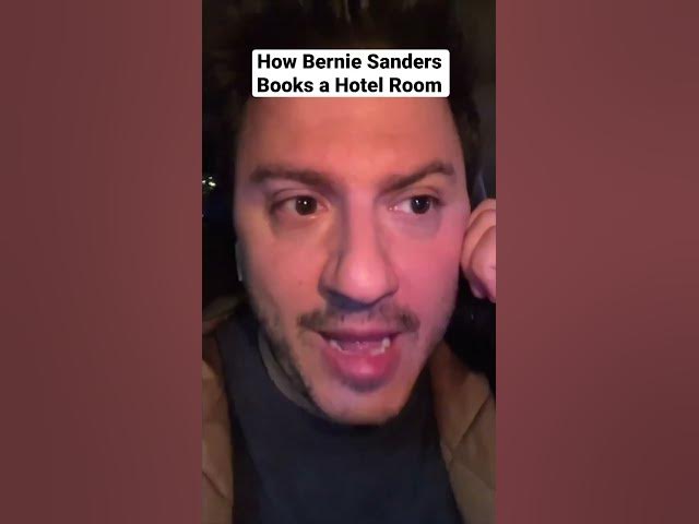 How #berniesanders books a Hotel Room! #shorts #comedy #parody #impressions #impersonation