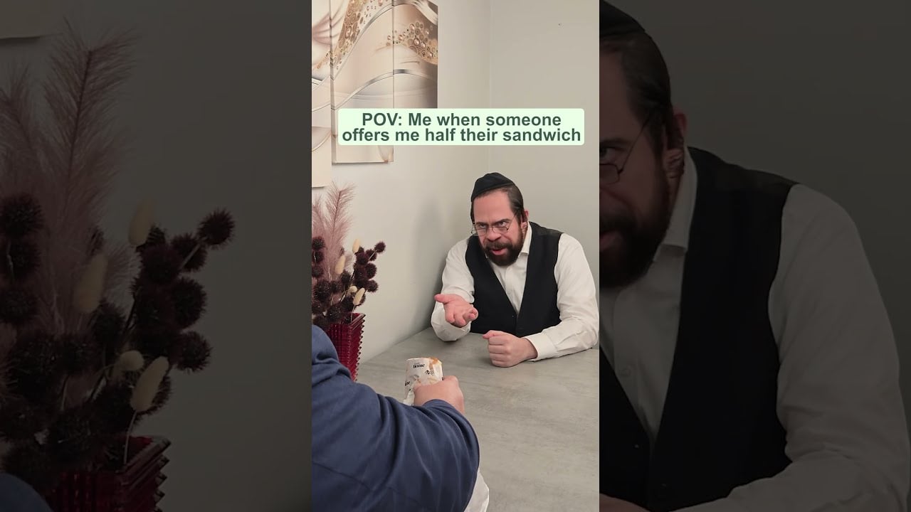 דארפסט א האלבע סענדוויטש?