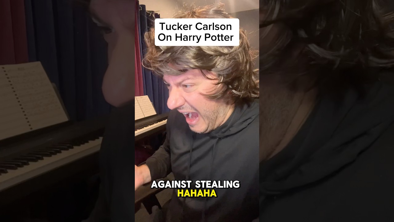 Tucker Carlson on Harry Potter #shorts #comedy #parody #tuckercarlson #impression #satire