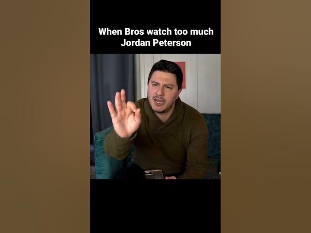 When Bros watch too much #jordanpeterson p.1 #shorts #comedy #parody #impressions #impersonation