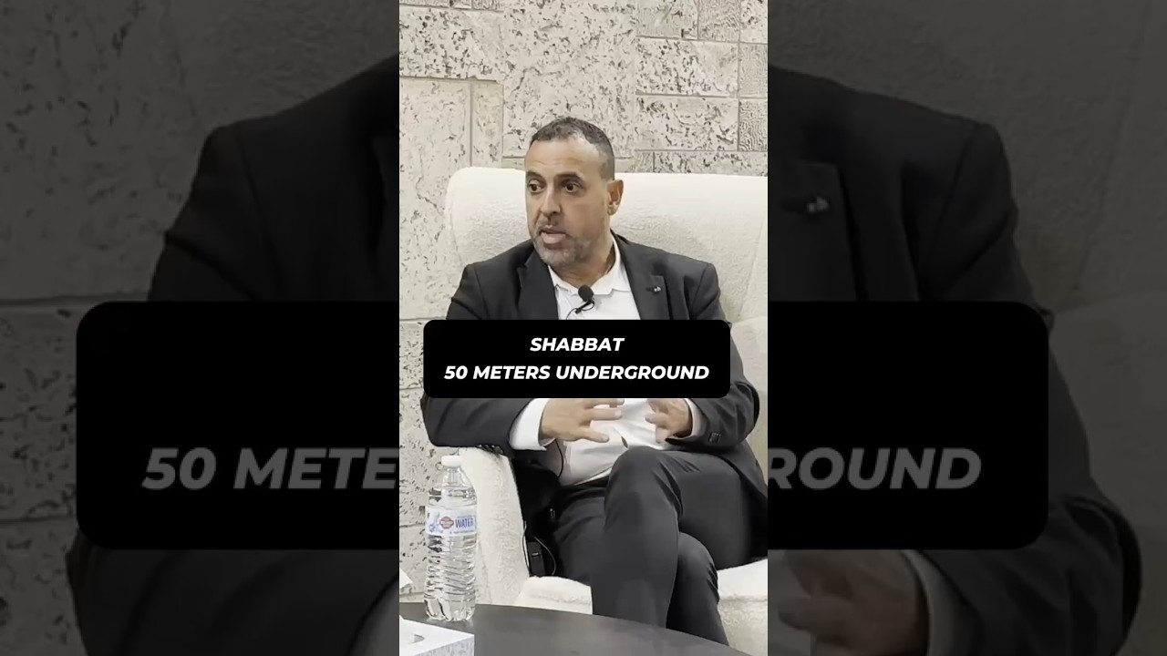 Kiddush on Water, 50 Meters Underground: Eli Sharabi #Shorts