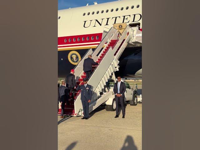 President Trump Jake Paul, and Barstool Gruden board Air Force One en route to Youngstown, OH