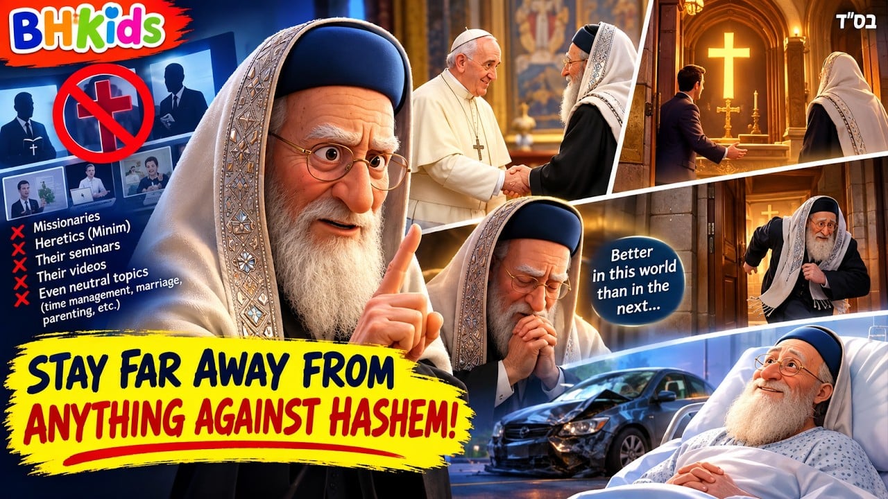 Stay Far Away From Anything That Is Against HaShem✡️ | Rabbi Mordechai Eliyahu | TORAH FOR KIDS AI