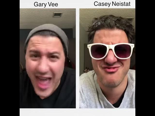 Gary Vee & Casey Neistat - IMPRESSIONS! #shorts