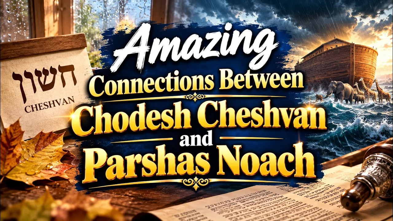 Amazing Connections Between Chodesh Cheshvan and Parshas Noach