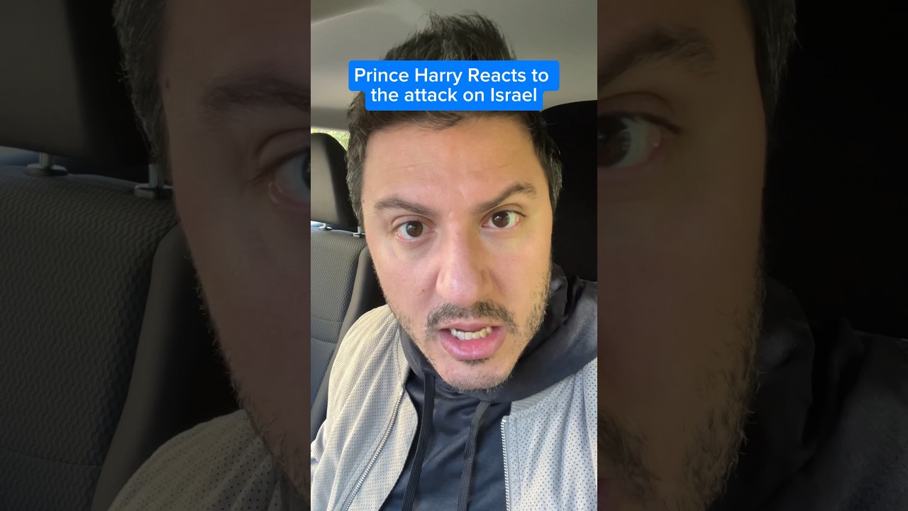 #princeharry reacts to attack on #israel 🇮🇱 #shorts #comedy #satire #impressions #israelatwar