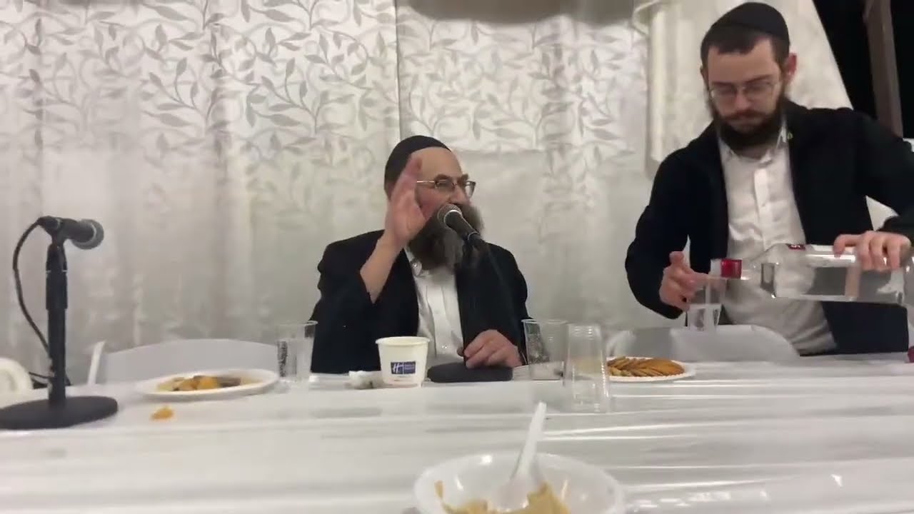 התוועדות שמחת בית השואבה חול המועד סוכות , הרב אברהם מאן שנת תשפ"ז