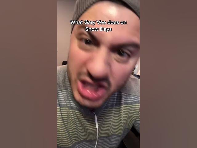What #garyvee does on snow days #shorts #comedy #impressions #parody #askgaryvee #impersonation