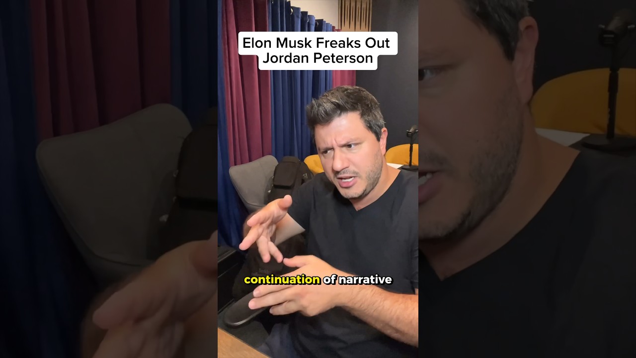 Elon Musk Freaks Out @JordanBPeterson #shorts #comedy #impression  #jordanpeterson #elonmusk