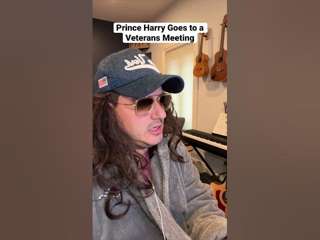 #princeharry veterans meeting! #comedy #parody #shorts #harryandmeghan #impressions #impersonation