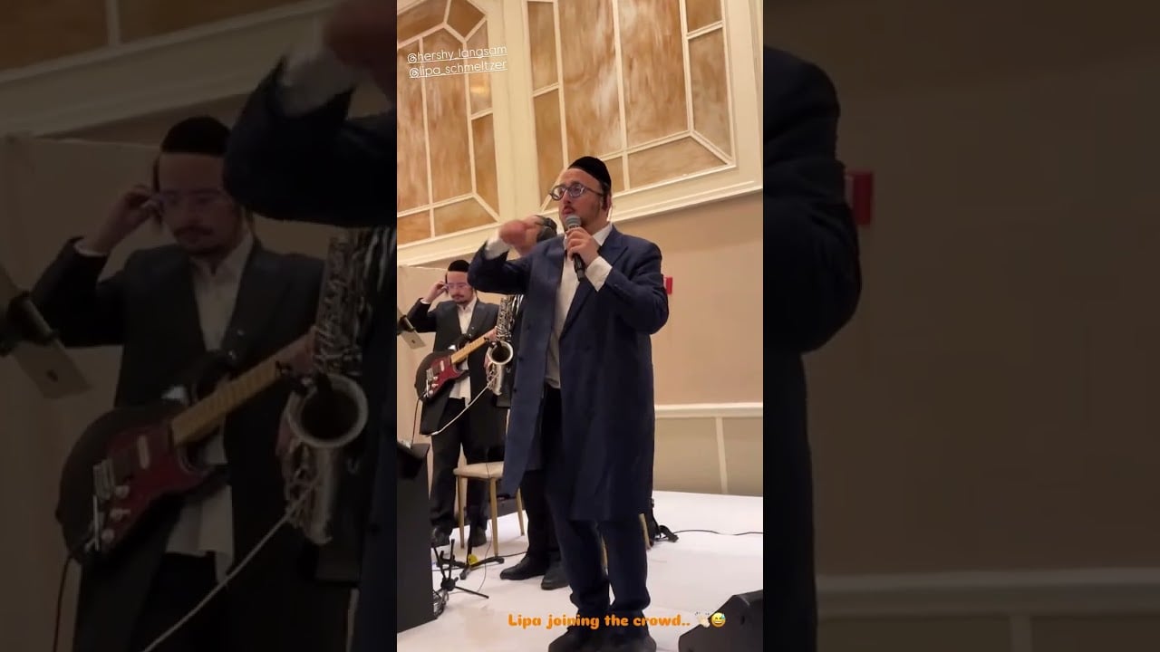 Hershy Langsam 🎹 Lipa Schmeltzer 🎤 🔥 #wedding #dance #energy