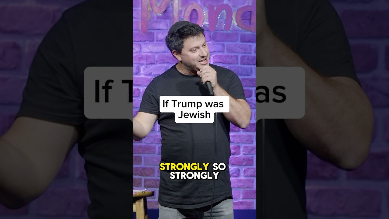 If Trump was Jewish! #shorts #standupcomedy #donaldtrump #election2024 #comedy #impression #standup