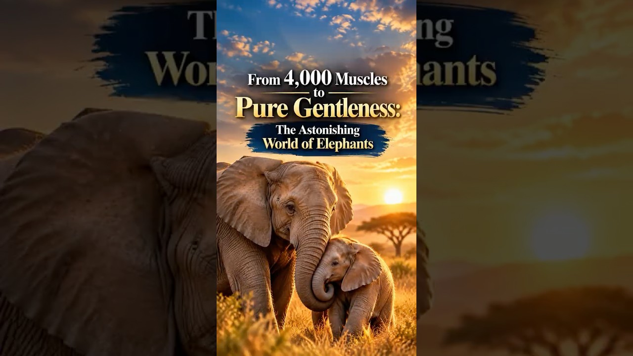 From 4,000 Muscles to Pure Gentleness: The Astonishing World of Elephants 🐘