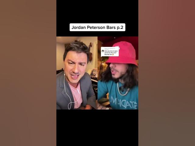 #jordanpeterson rap battles w/ #russ #handsomer #rap #comedy #impressions #impersonation #shorts