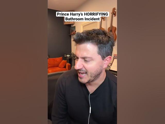 #princeharry HORRIFYING Bathroom Incident! #shorts #impressions #comedy #parody #harryandmeghan