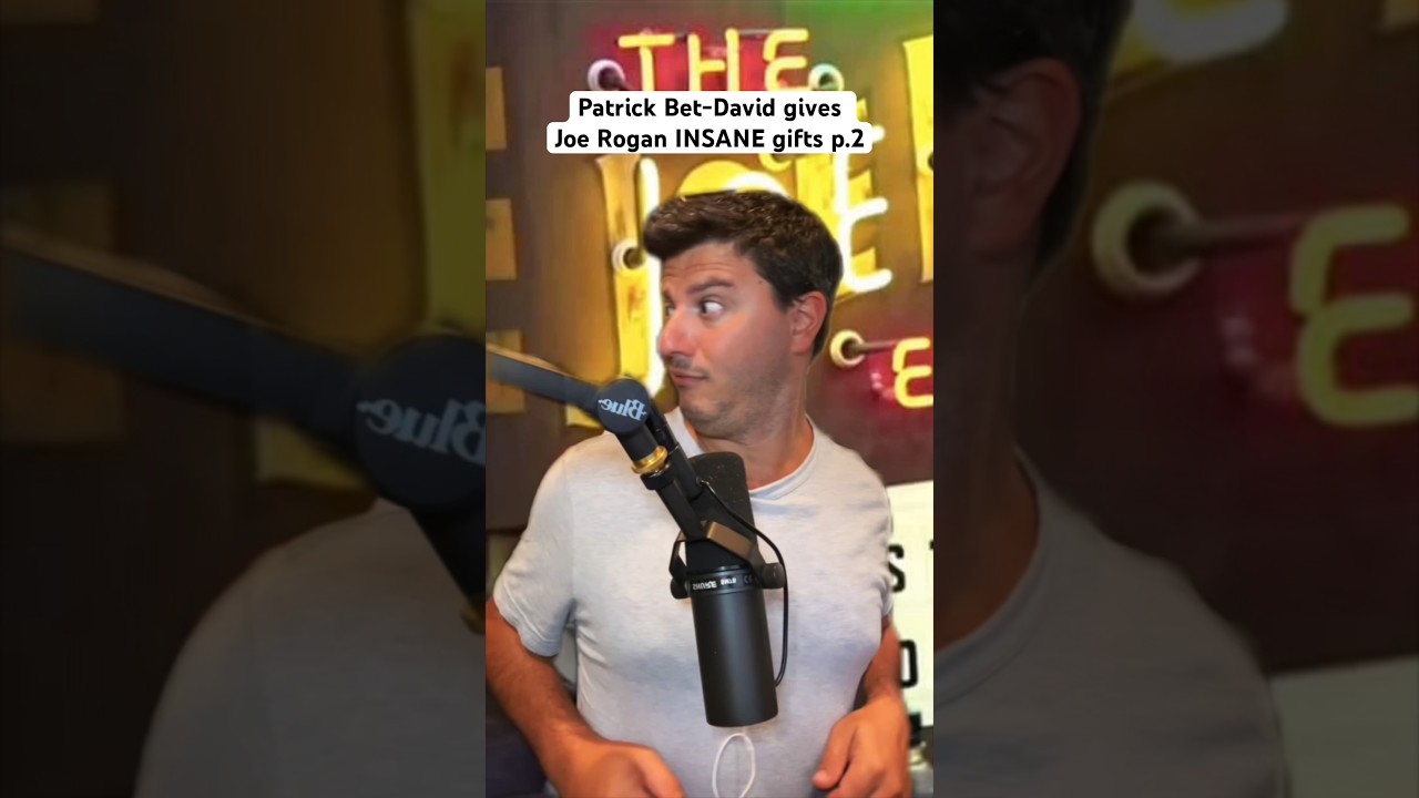 #patrickbetdavid gives #joerogan INSANE gifts p.2 #shorts #pbdpodcast #comedy #parody #impressions