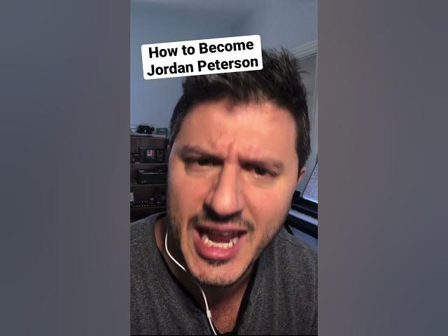 How to Become Jordan Peterson #shorts #comedy #impressions #impersonation #jordanpeterson #tutorial