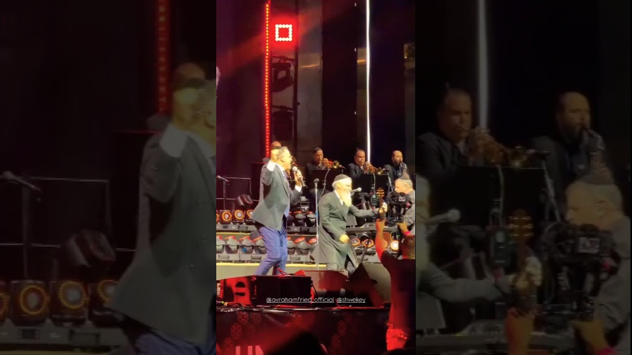 אברהם פריד ויעקב שוואקי בבריכת הסולטן עת רקוד