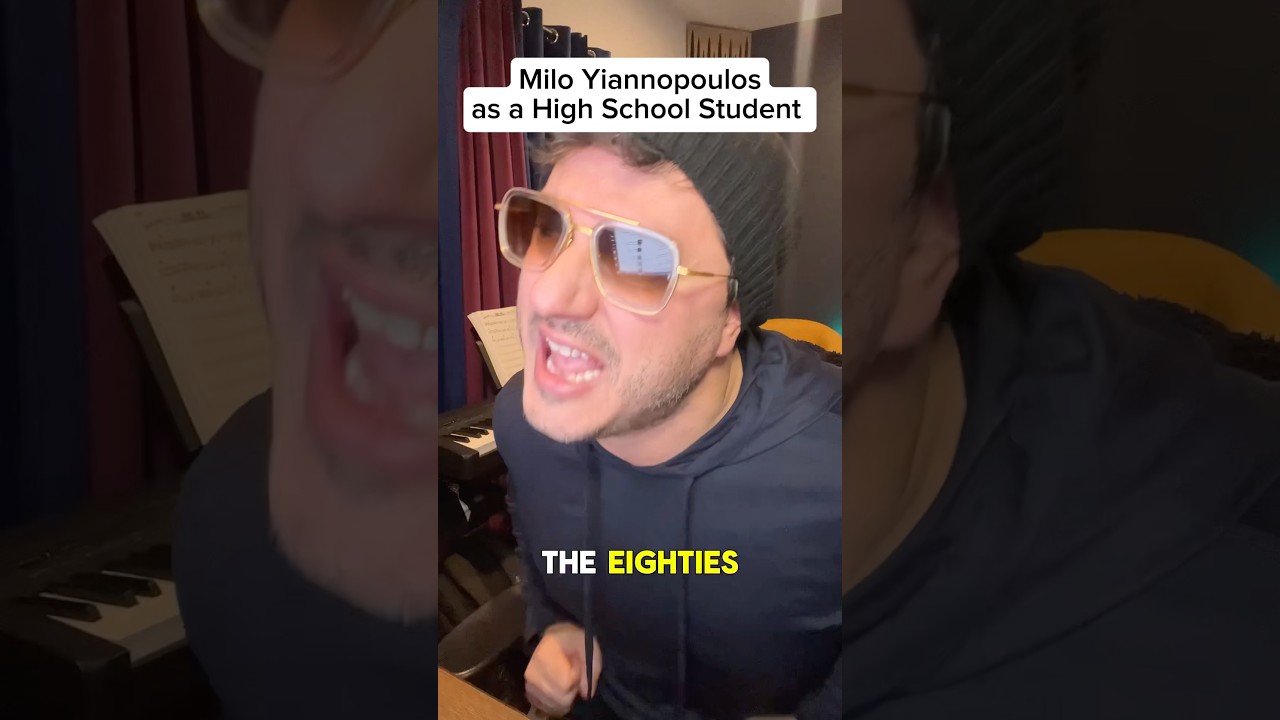 Milo Yiannopoulos as a High School Student #comedy #shorts #impression #satire #miloyiannopoulos