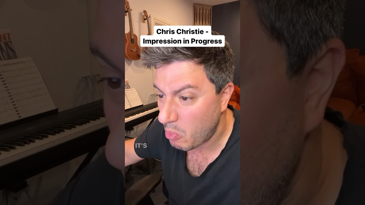 How to do a #chrischristie Impression! #shorts #comedy #impressions #impersonation