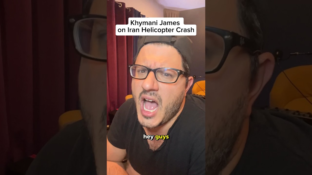 Khymani James on Iran Helicopter Crash #shorts #iran #irannews #comedyshorts #comedy #satire #parody