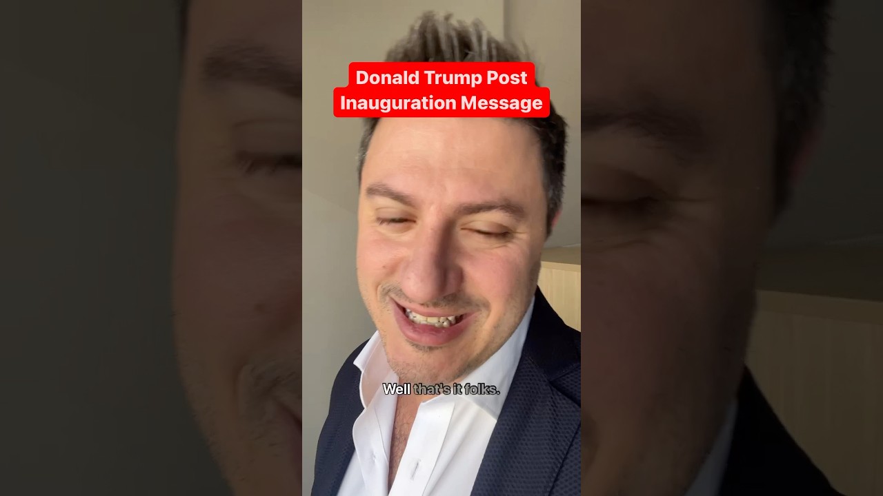Post game message from ​#donaldtrump #shorts #comedy #impression #inaguration #impersonation