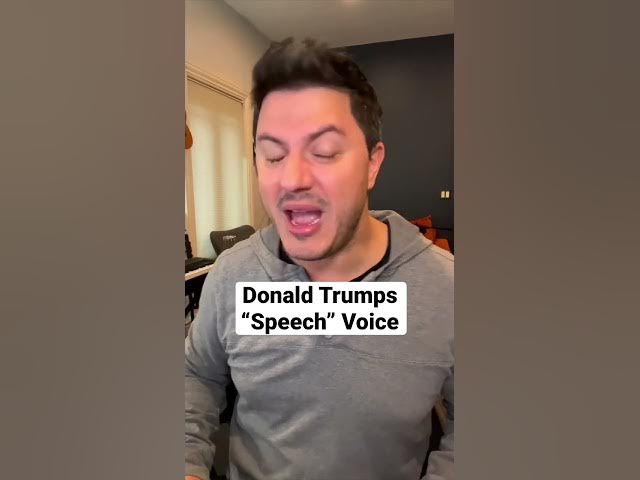 #donaldtrump Speech Voice #shorts #impressions #trump #comedy #impersonation #trump2024