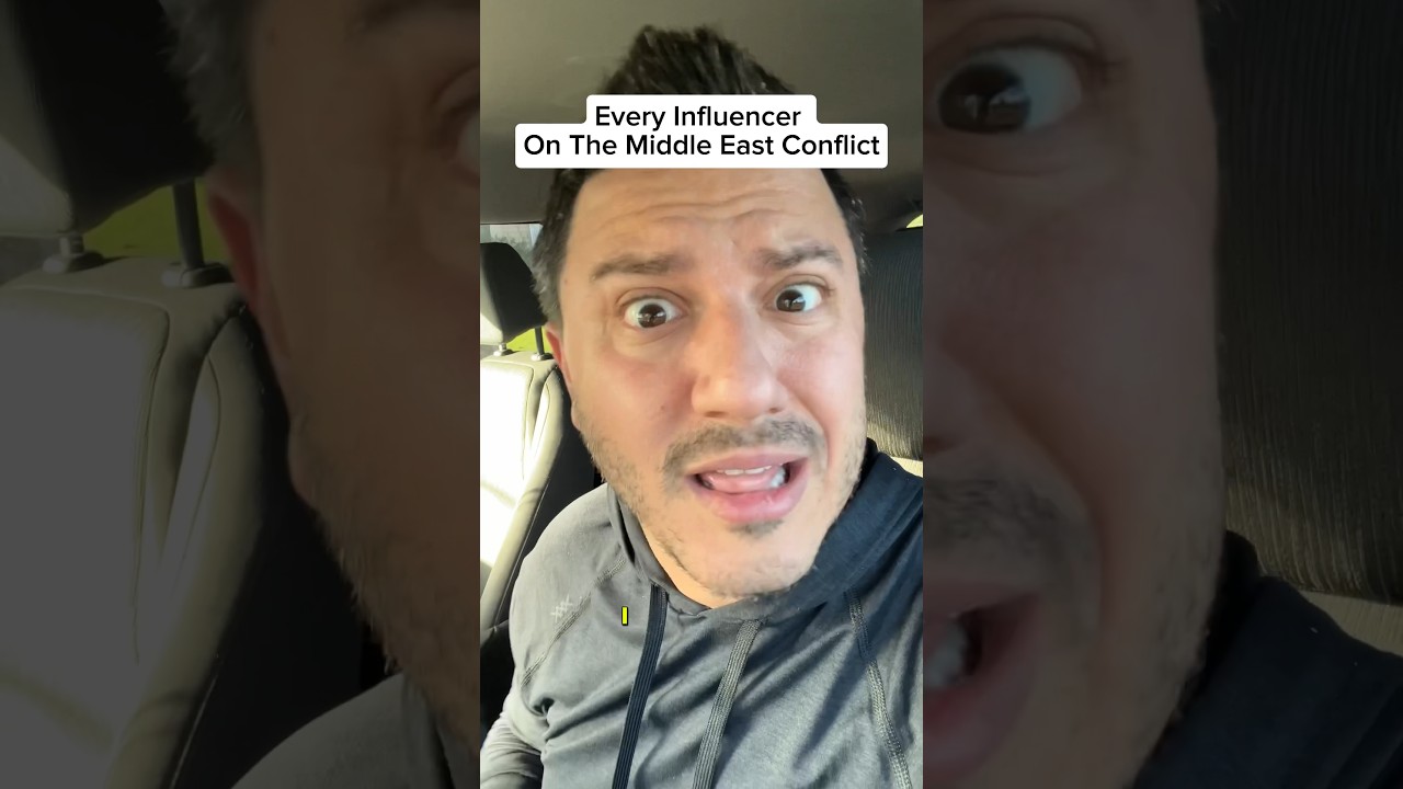 Every influencer on the Middle East conflict #shorts #comedy #parody #israel #israelhamaswar #satire