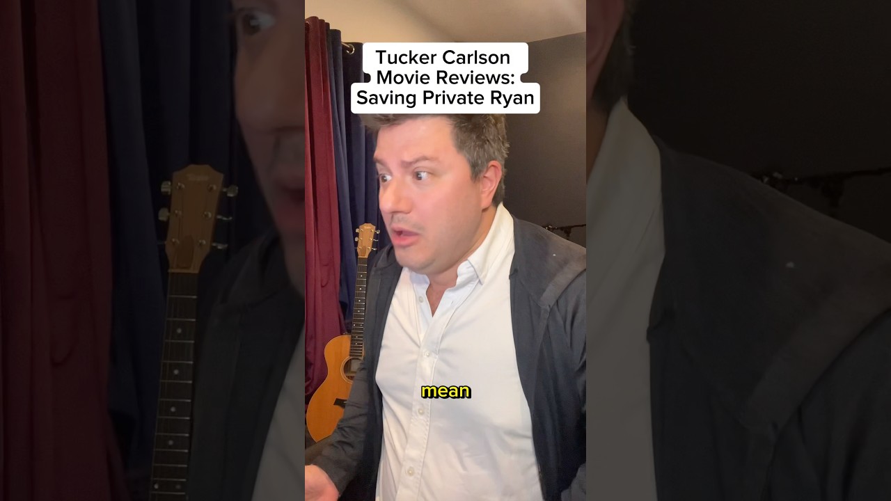 ⁠@TuckerCarlson reviews Saving Private Ryan #shorts #comedy #impression #tucker #tuckercarlson