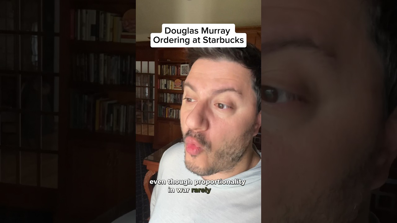 Douglas Murray Ordering at Starbucks! #shorts #douglasmurray #comedy #impressions #impersonation