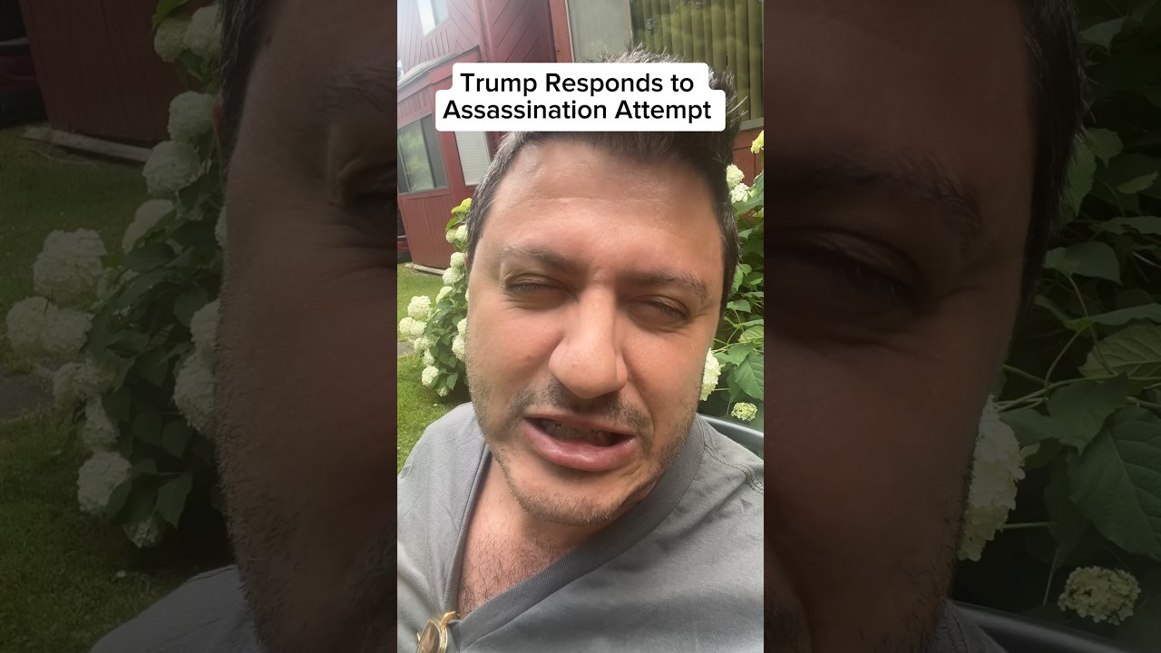 Trump responds to assassination attempt! #shorts #trump #donaldtrumpnews #comedy #impression