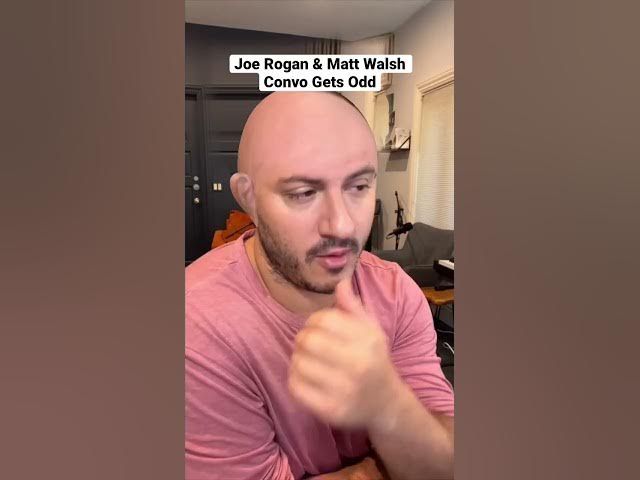 #joerogan & #mattwalsh convo gets ODD! #shorts #comedy #parody #impressions @joerogan @MattWalsh
