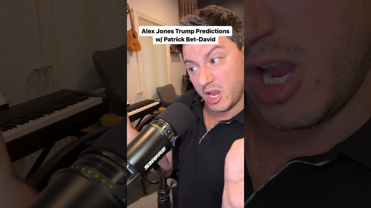 #alexjones Trump Predictions w/ #patrickbetdavid #shorts #trump #pbdpodcast #impressions #comedy