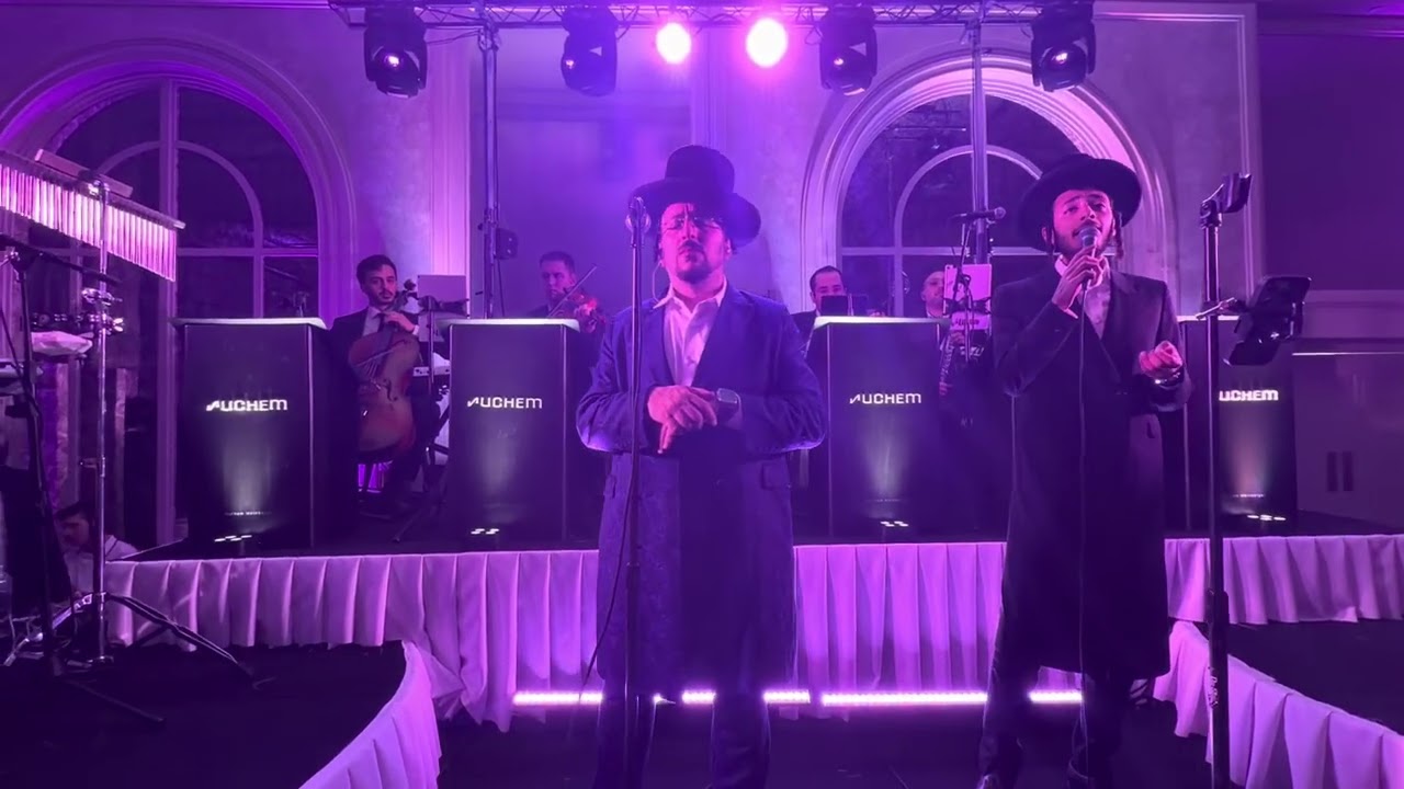 Beautiful Chuppah Lipa Schmeltzer & Shmuel Landau & Nuchem Weinberger @ Shmily Grauz