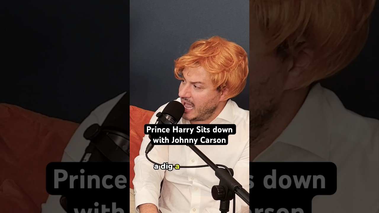 #princeharry on #johnnycarson !!! Feat. @ElonGoldComedy #shorts #comedy #parody #impressions