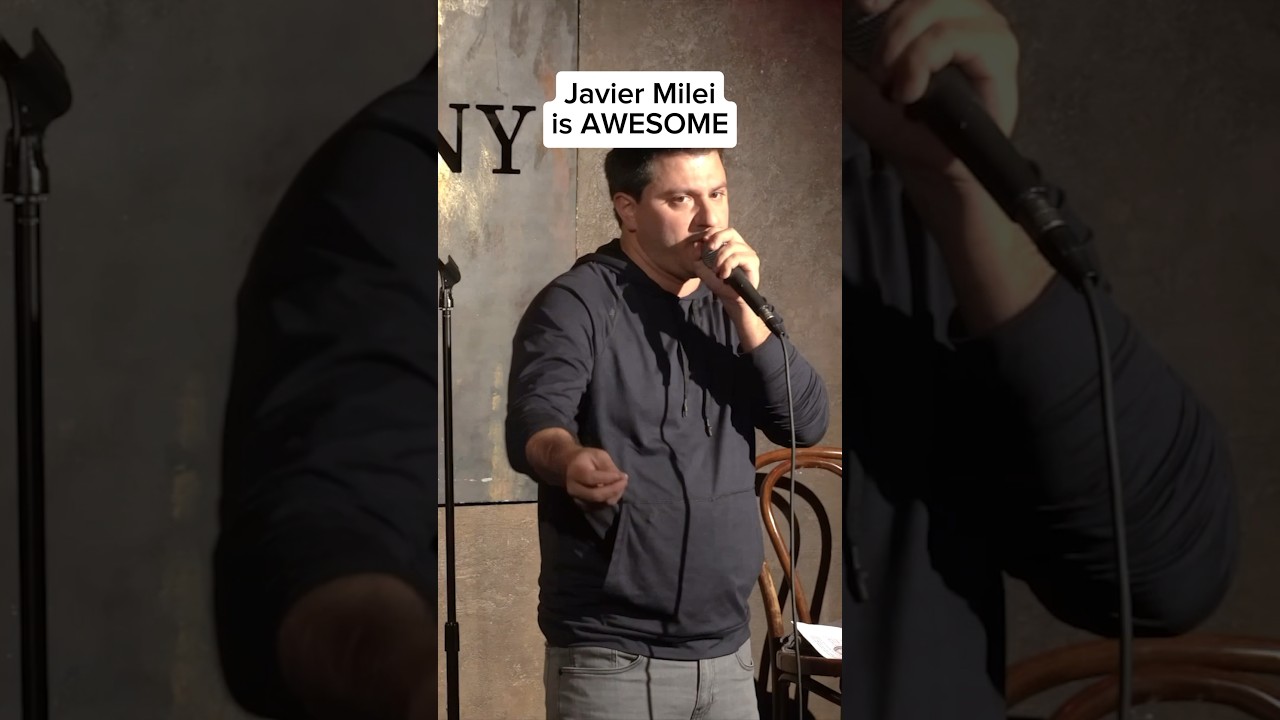 Javier Milei is AWESOME 🇮🇱🇦🇷❤️ #javiermilei #shorts #jews #israel #comedy #standupcomedy