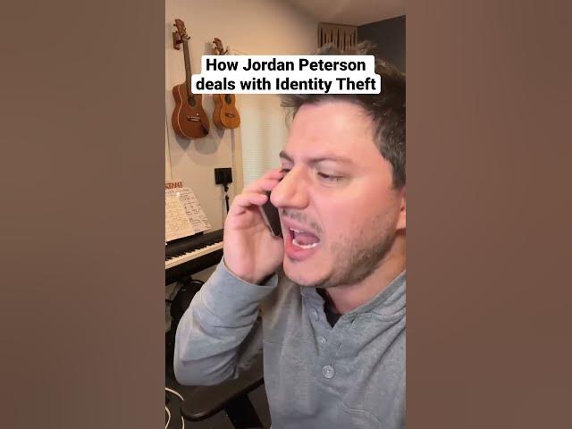 #jordanpeterson Identity Theft! #shorts #comedy #parody #impressions @JordanBPeterson #impersonation